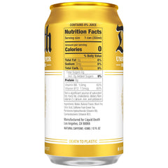 Liquid Death Iced Tea - Unsweet Reaper, Less Sugar*, Boost of Caffeine, B Vitamins, No Artificial Sweeteners, 12 Fl Oz (Pack of 12)