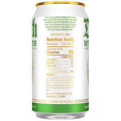 Liquid Death Soda-Flavored Sparkling Water - MT. DEATH, Less Sugar*, Huge Flavor, No Caffeine, No Artificial Sweeteners, 12 Fl Oz (Pack of 12)